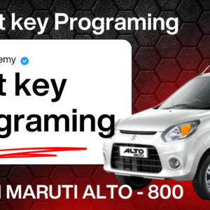 SUZUKI MARUTI 800 Lost Key Programinng