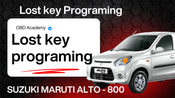 SUZUKI MARUTI 800 Lost Key Programinng